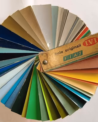Campionario tinte colori FIAT SEAT auto epoca IVI