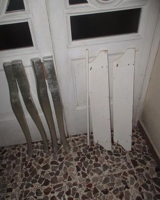 N.4piedi alti,2montanti+1tondino x pensili(tot. E7