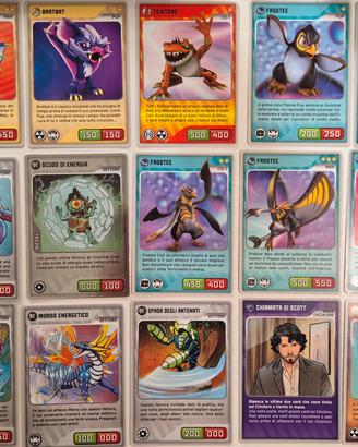 170 carte invizimals-  limited edition X07 X10 MAX