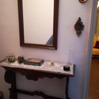 consolle specchio e cassapanca