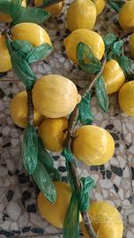 due decorazioni vintage limoni