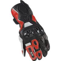 Guanto in Pelle Sportivo LS2 SWIFT Nero/Rosso