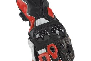 Guanto in Pelle Sportivo LS2 SWIFT Nero/Rosso