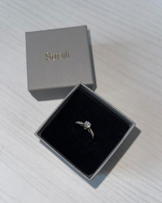 Stroili Anello Solitario Argento