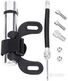 MINI POMPETTA PORTATILE per BICI da VIAGGIO NUOVA