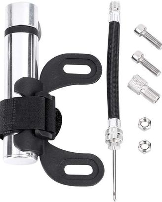 MINI POMPETTA PORTATILE per BICI da VIAGGIO NUOVA