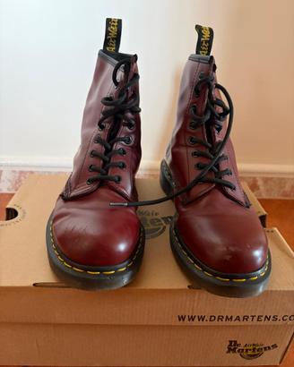 Scarpe Dr. Martens Bordeaux Donna.