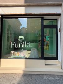 Negozio ristrutturato 50 mq con retro e bagno