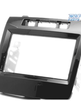 CORNICE NERA LUCIDA RADIO 2-DIN PER VOLKSWAGEN VW 