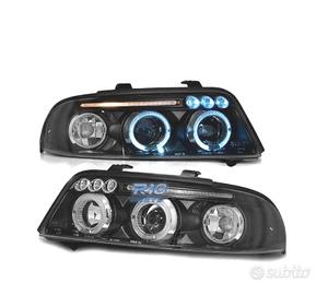 FARI AUDI A4 B5 99-00 ANGEL EYES LED NERO