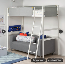 Letto a soppalco IKEA VITVAL