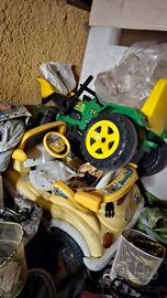 Trattore a pedali e Macchina elettrica 