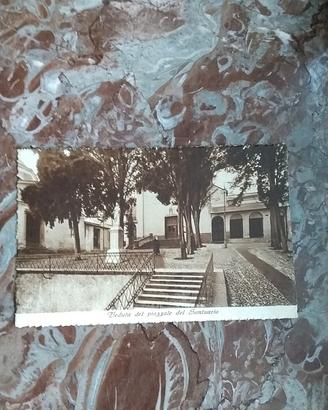 cartolina vintage  santuario genova