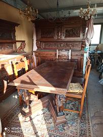 Sala da pranzo neorinascimentale