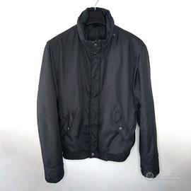 Zara Uomo Basic Giubbotto Grigio Zip Cappuccio XL