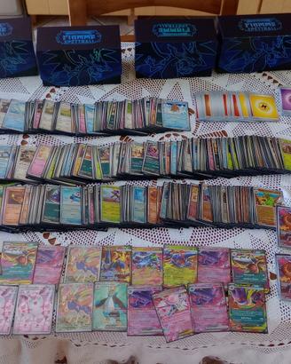 Lotto Pokemon 600+ carte Fiamme spettrali