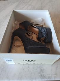 Liu Jo Sandalo Aura Strass S16035 T0380 nero 37