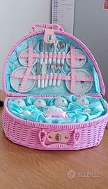 Servizio da thè in porcellana per bambole