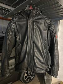 Giacca da moto in pelle enginehawk