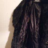 pelliccia di volpe nera stile gilet