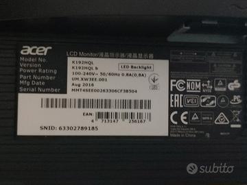 monitor Acer K192HQL da 18,5