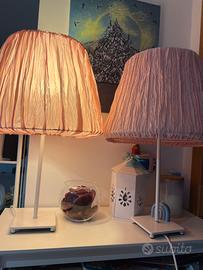 2 Lampade  ideali per camera da letto o soggiorno
