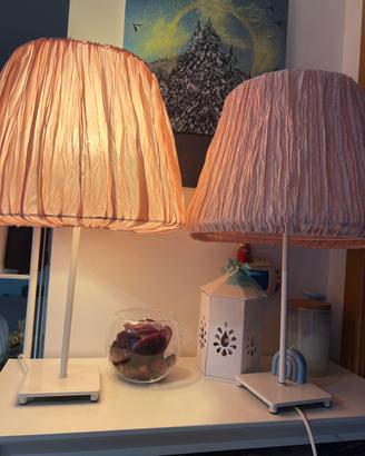 2 Lampade  ideali per camera da letto o soggiorno