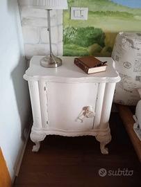 Comodino in Legno Shabby chic