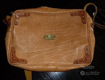 Felisi - Borsetta in pelle colore ocra tracolla