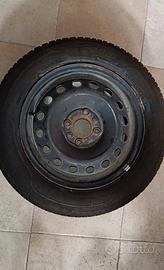 Cerchio Fiat 175/65 r14  pneumatico 4stagioni Sava