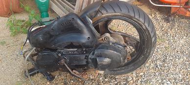 blocco motore piaggio NTT , NRG ,forcella