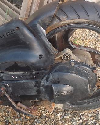 blocco motore piaggio NTT , NRG ,forcella