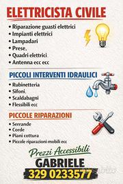 Manutentore tuttofare elettricista