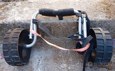 carrello per kayak, canoa, sup