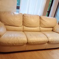 Divano letto in pelle marca Divani & Divani