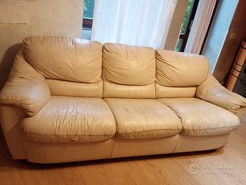 Divano letto in pelle marca Divani & Divani