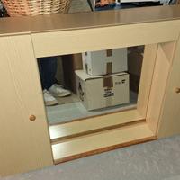 Mobiletto a specchio da bagno