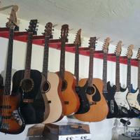 chitarra  e basso elettrica , acustica classica
