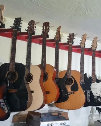 chitarra  e basso elettrica , acustica classica