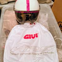 Casco Jet Givi S Bianco/Pink taglia S