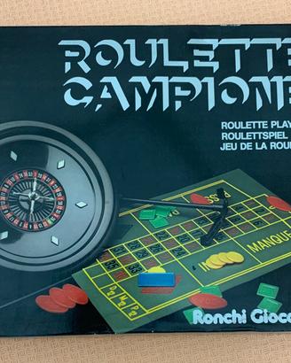 Gioco da tavolo”Roulette Campione”vintage,anni’80