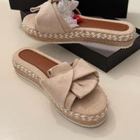 Sandali aperti donna Yamamay con fiocco – beige