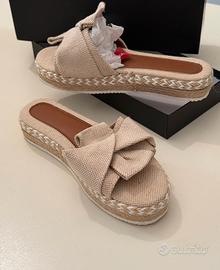 Sandali aperti donna Yamamay con fiocco – beige