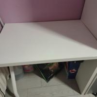 Scrivania bianca 90x60