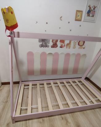 lettino montessoriano in legno