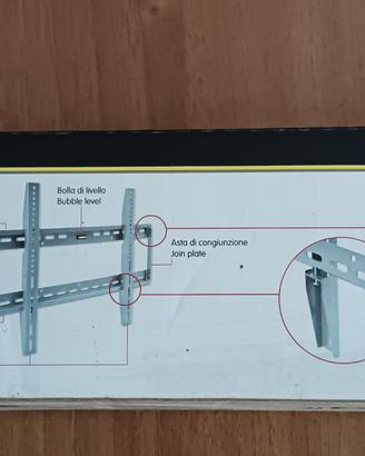 staffa a muro per monitor o TV da 30 a 64 pollici