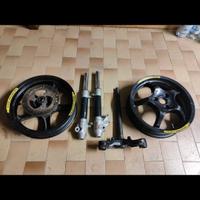 Forcella completa e cerchi Aerox 
