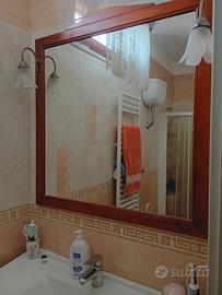 mobiletto bagno ciliegio 100cm