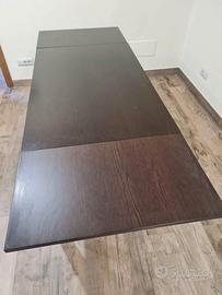 Tavolo 111 cm×70 estendibile fino a 190 cm+4 sedie