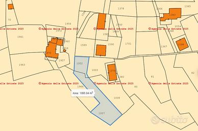 Terreno agricolo con costagneto e api